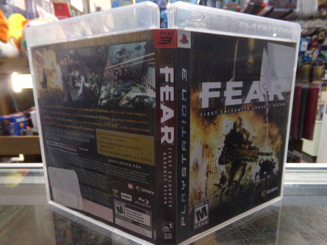 F.E.A.R (FEAR) First Encounter Assault Recon Playstation 3 PS3 Used
