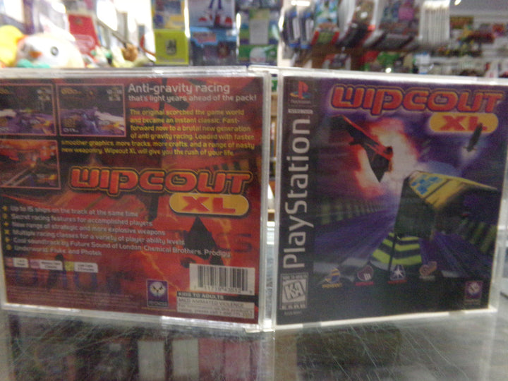 Wipeout XL Playstation PS1 CASE AND MANUAL ONLY