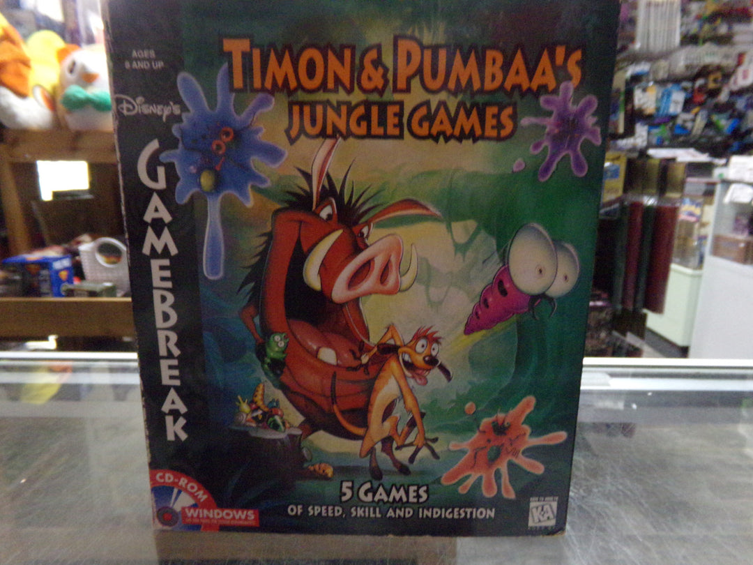 Timon & Pumbaa's Jungle Games PC Big Box Used