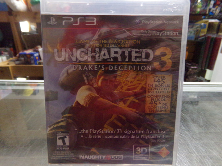 Uncharted 3: Drake's Deception Playstation 3 PS3 NEW