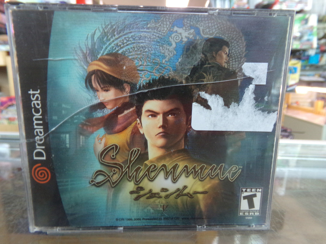 Shenmue Sega Dreamcast MISSING DISC 1 AND MANUAL