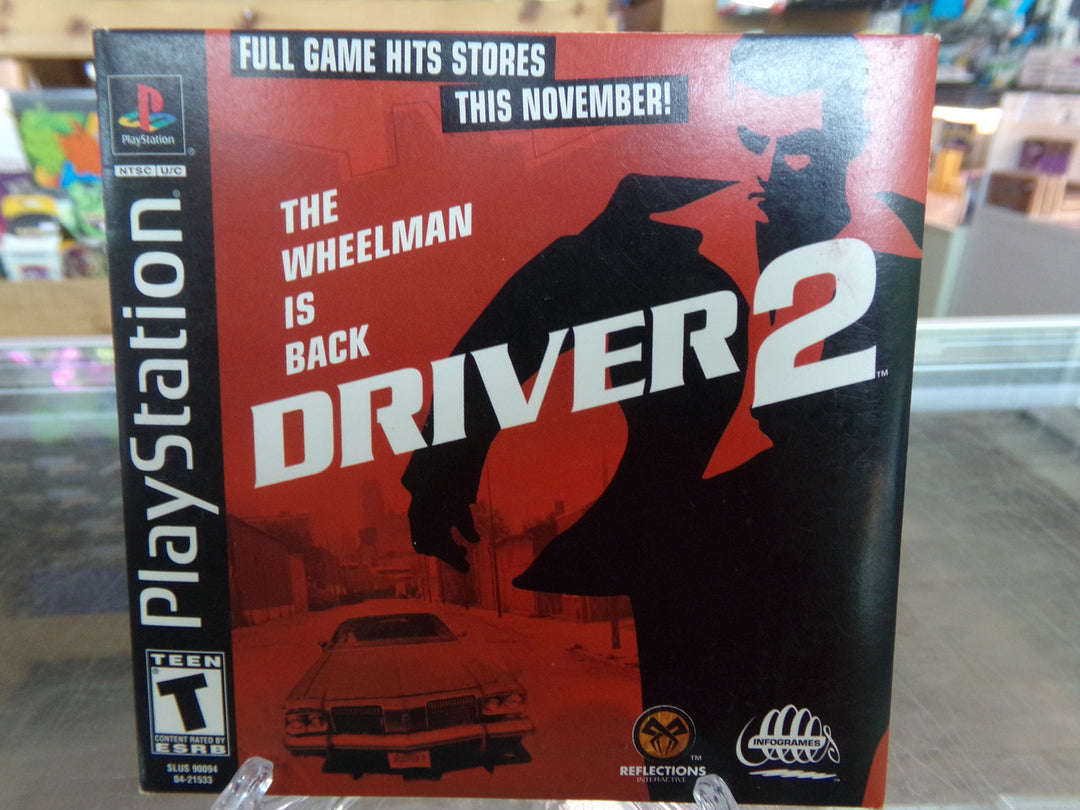 Driver 2 Demo Disc Playstation PS1 Used