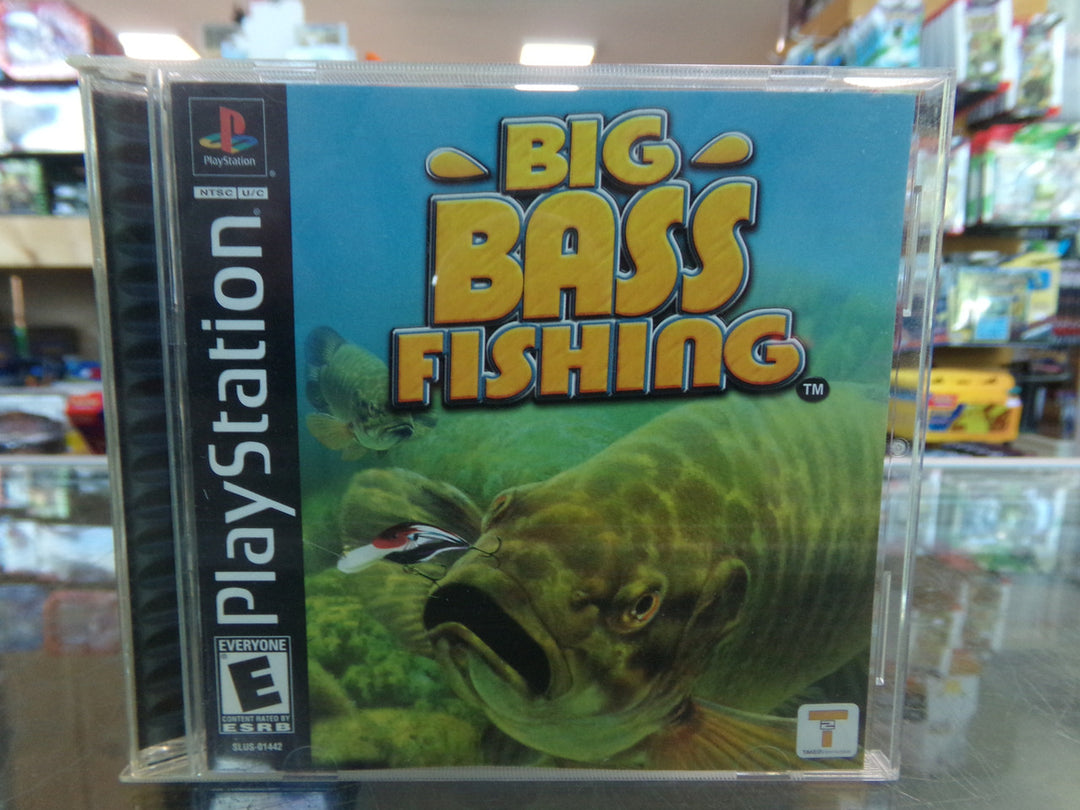 Big Bass Fishing Playstation PS1 Used