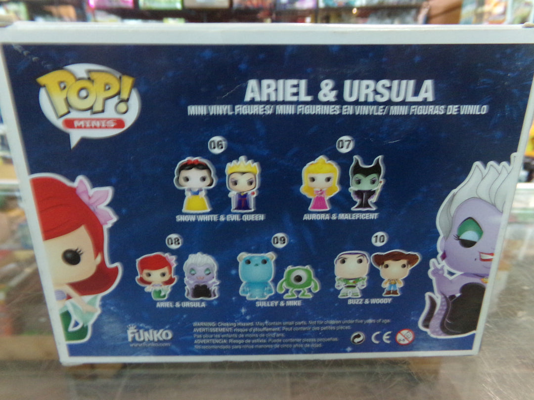 Funko Pop Minis Disney #08 - Ariel & Ursula