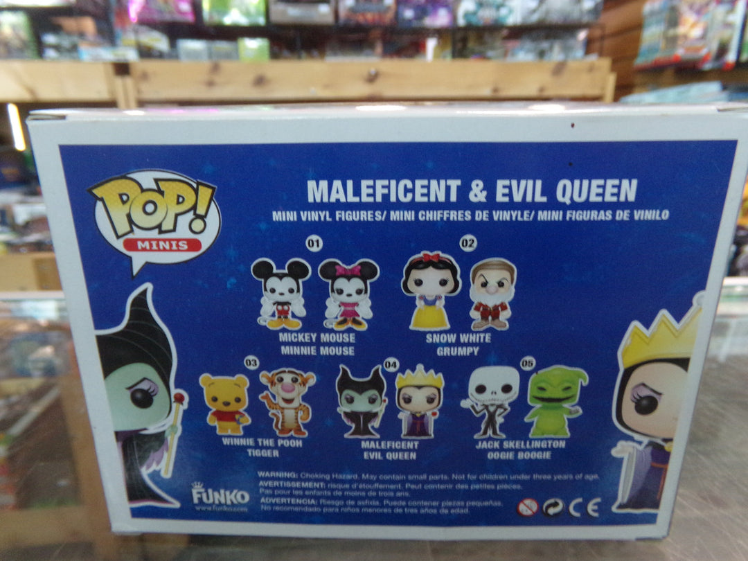Funko Pop Minis Disney #04 - Maleficent & Evil Queen