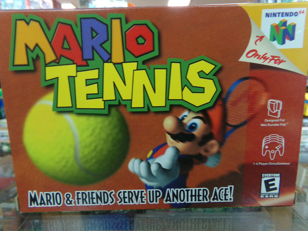 Mario Tennis Nintendo 64 N64 BOX AND MANUAL ONLY