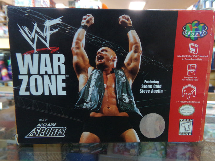 WWF War Zone Nintendo 64 N64 Boxed Used