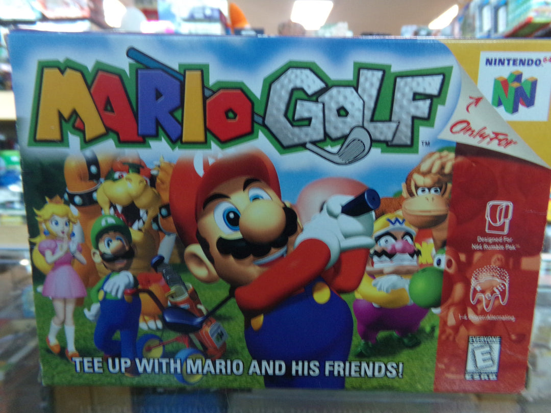 Mario Golf Nintendo 64 N64 Boxed Used
