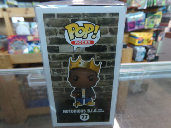 The Notorious B.I.G.- Notorious B.I.G. with Crown #77 Funko Pop