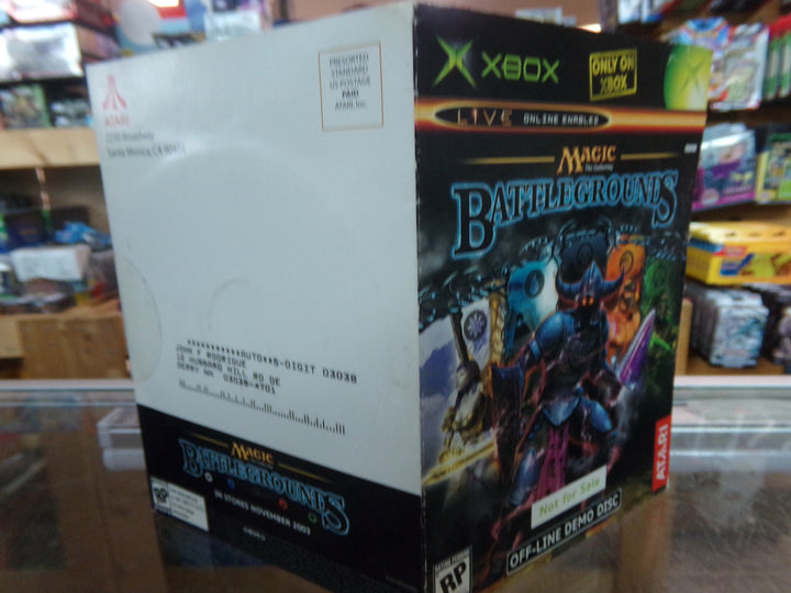 Magic the Gathering: Battlegrounds Demo Disc Original Xbox Used