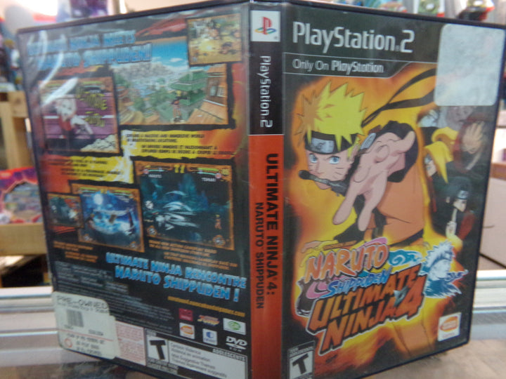 Naruto Shippuden: Ultimate Ninja 4 Playstation 2 PS2 Used