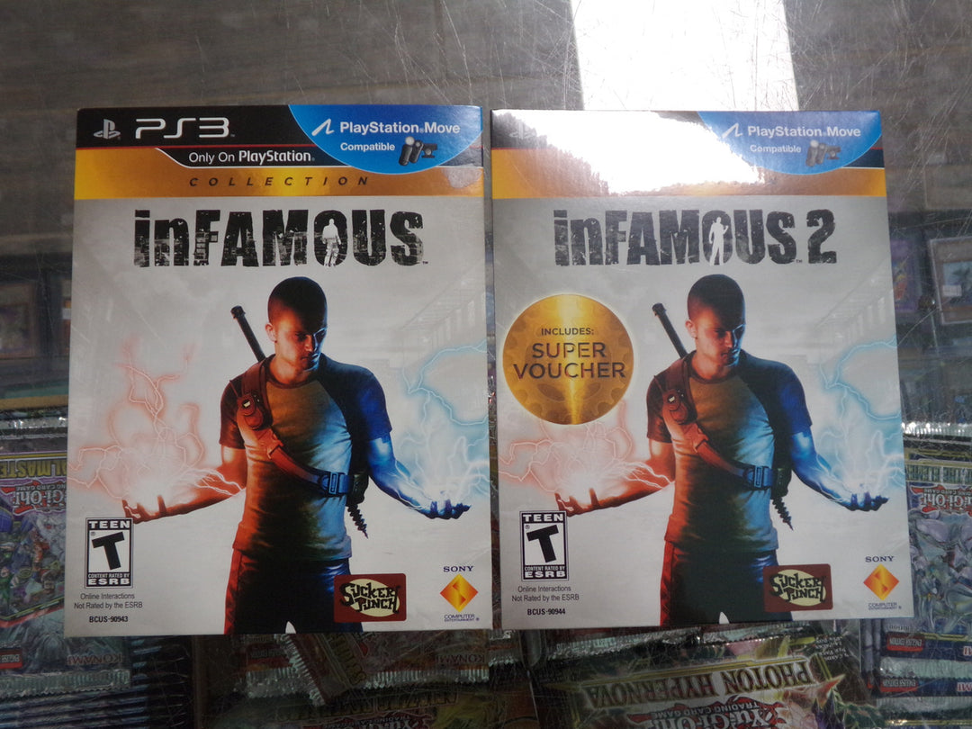 Infamous Collection (Not For Resale) Playstation 3 PS3 INFAMOUS USED INFAMOUS 2 NEW