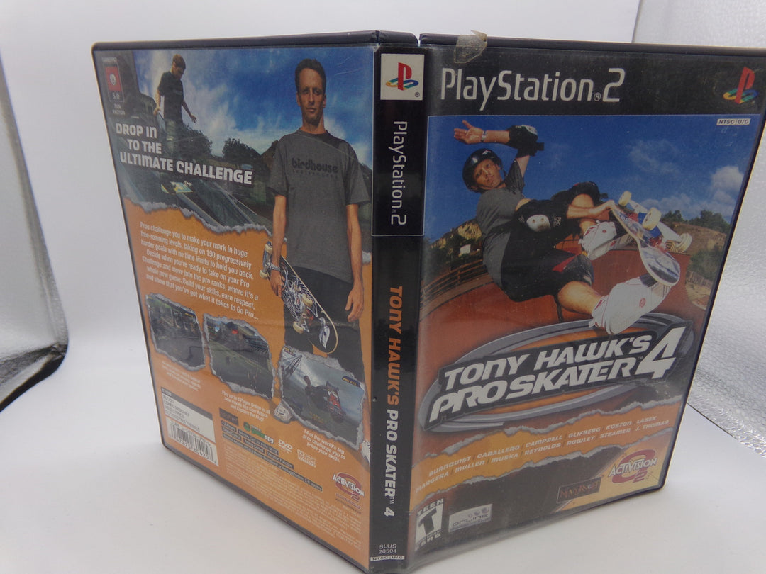 Tony Hawk's Pro Skater 4 Playstation 2 PS2 CASE AND MANUAL ONLY