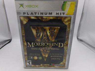 The Elder Scrolls III: Morrowind Game of the Year Original Xbox CASE ONLY