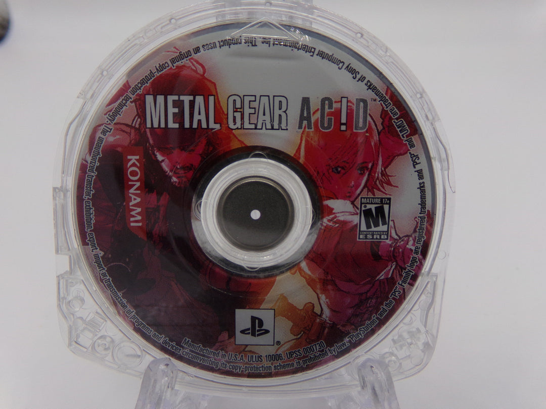 Metal Gear Acid Playstation Portable PSP Disc  Only