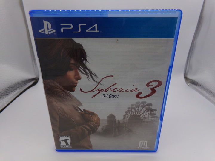 Syberia 3 Playstation 4 PS4 Used