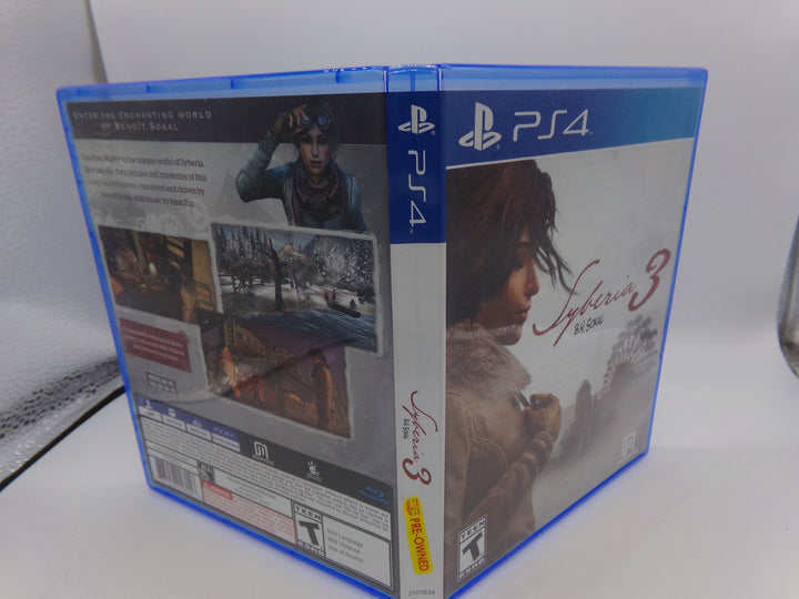 Syberia 3 Playstation 4 PS4 Used