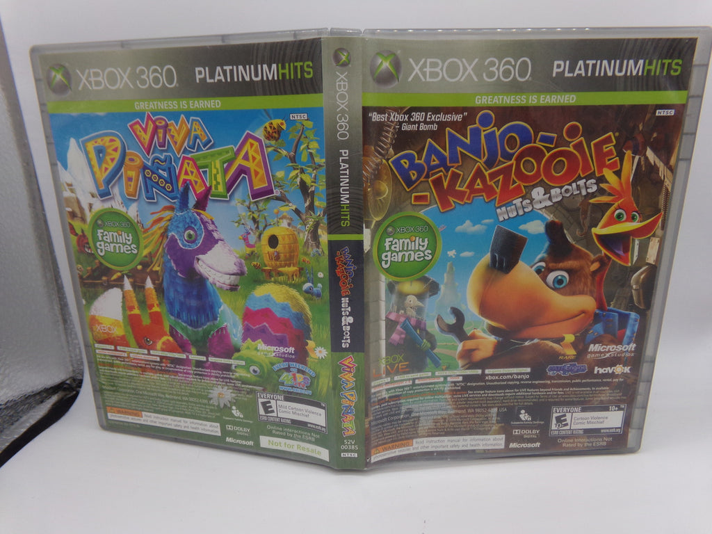 Banjo-Kazooie Nuts and Bolts selling and Viva Pinata for Xbox 360