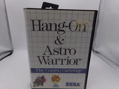 Hang-On  / Astro Warrior Combo Pack Sega Master System Boxed Used