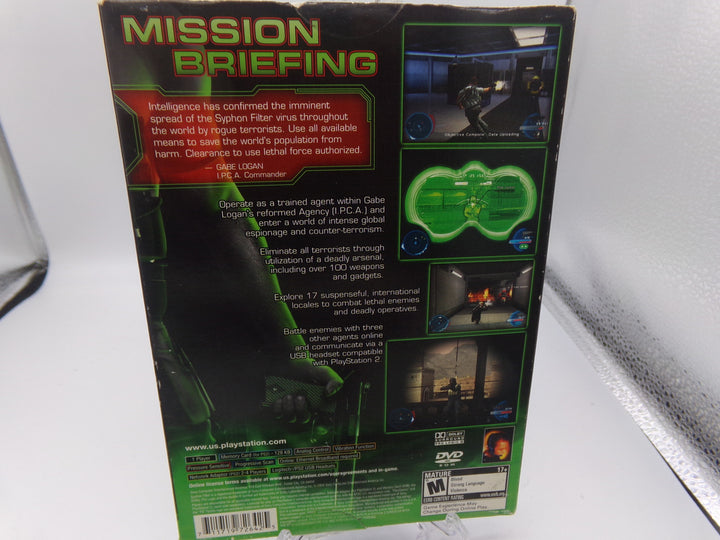Syphon Filter: The Omega Strain Playstation 2 PS2 Used