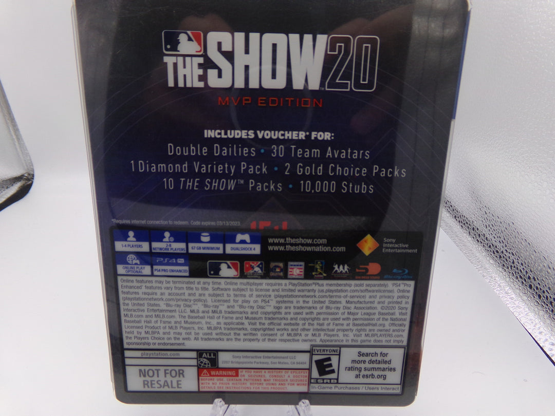 MLB The Show 20 MVP Edition Playstation 4 PS4 Used