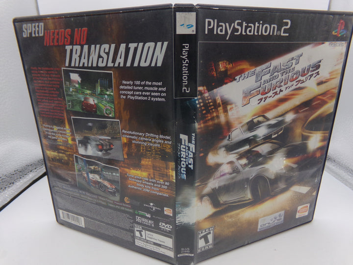The Fast and the Furious Playstation 2 PS2 Used