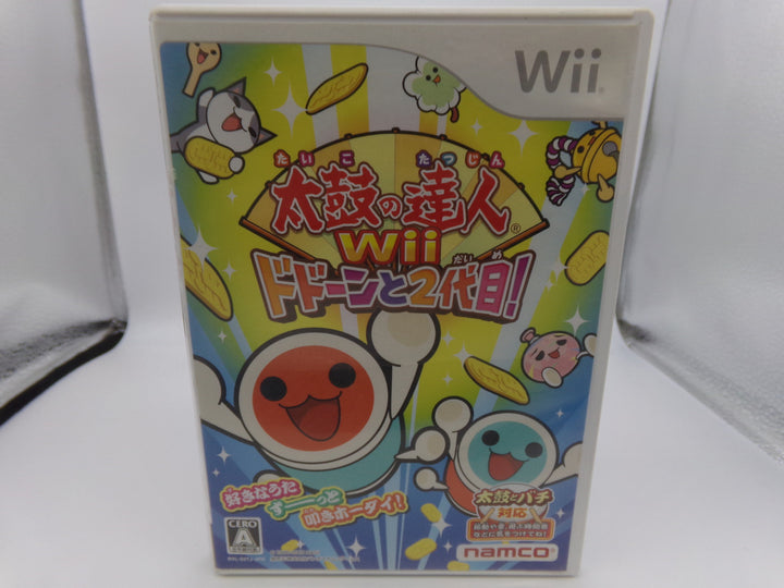 Taiko no Tatsujin Wii: Do-Don to Nidaime! Wii (Japanese) (Game Only) Used