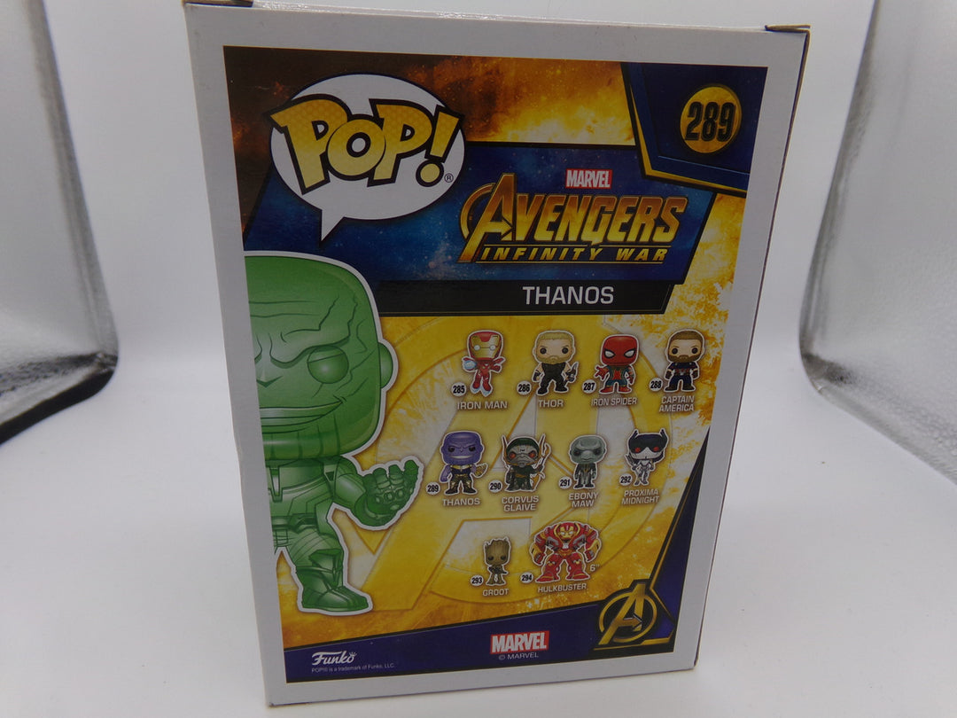 Avengers: Infinity War - #289 Thanos (Green Wal-Mart) Funko Pop