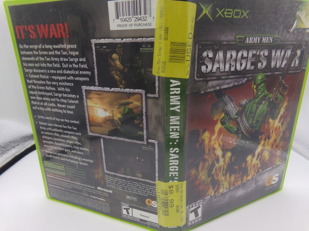 Army Men: Sarge's War Original Xbox Used