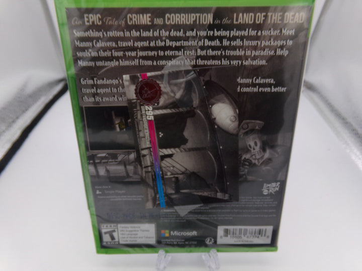 Grim Fandango Remastered (Limited Run) Xbox One NEW