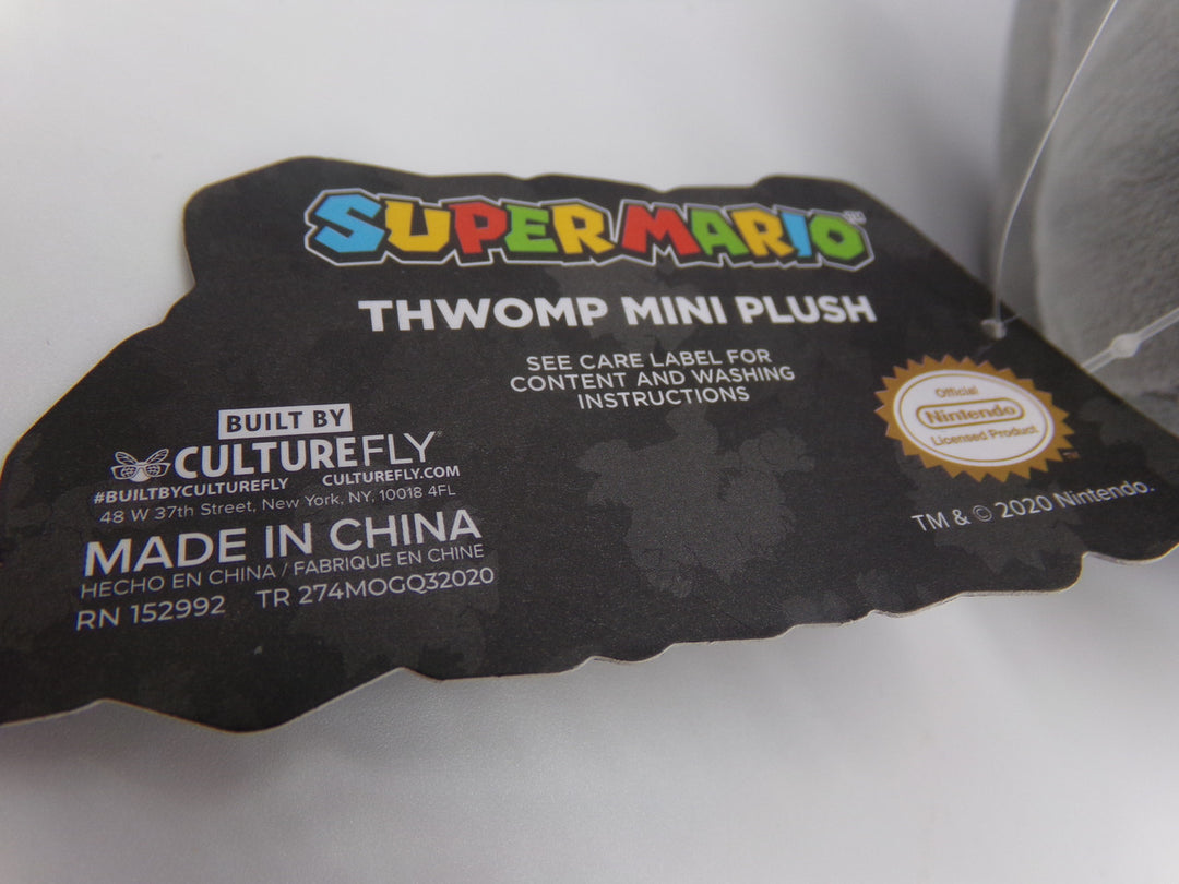 Culturefly Super Mario Thwomp Mini Plush 2020