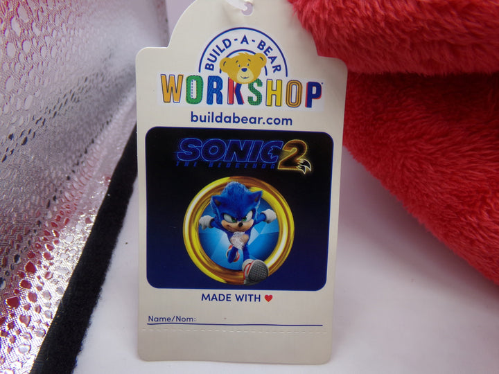 Build-A-Bear Sonic the Hedgehog 2 Movie Plush Knuckles 2022