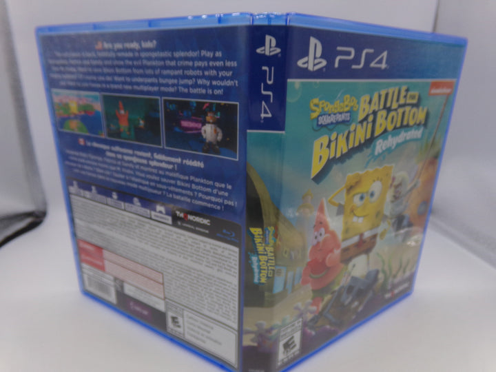 Spongebob Battle For Bikini Bottom Rehydrated Playstation 4 PS4 Used