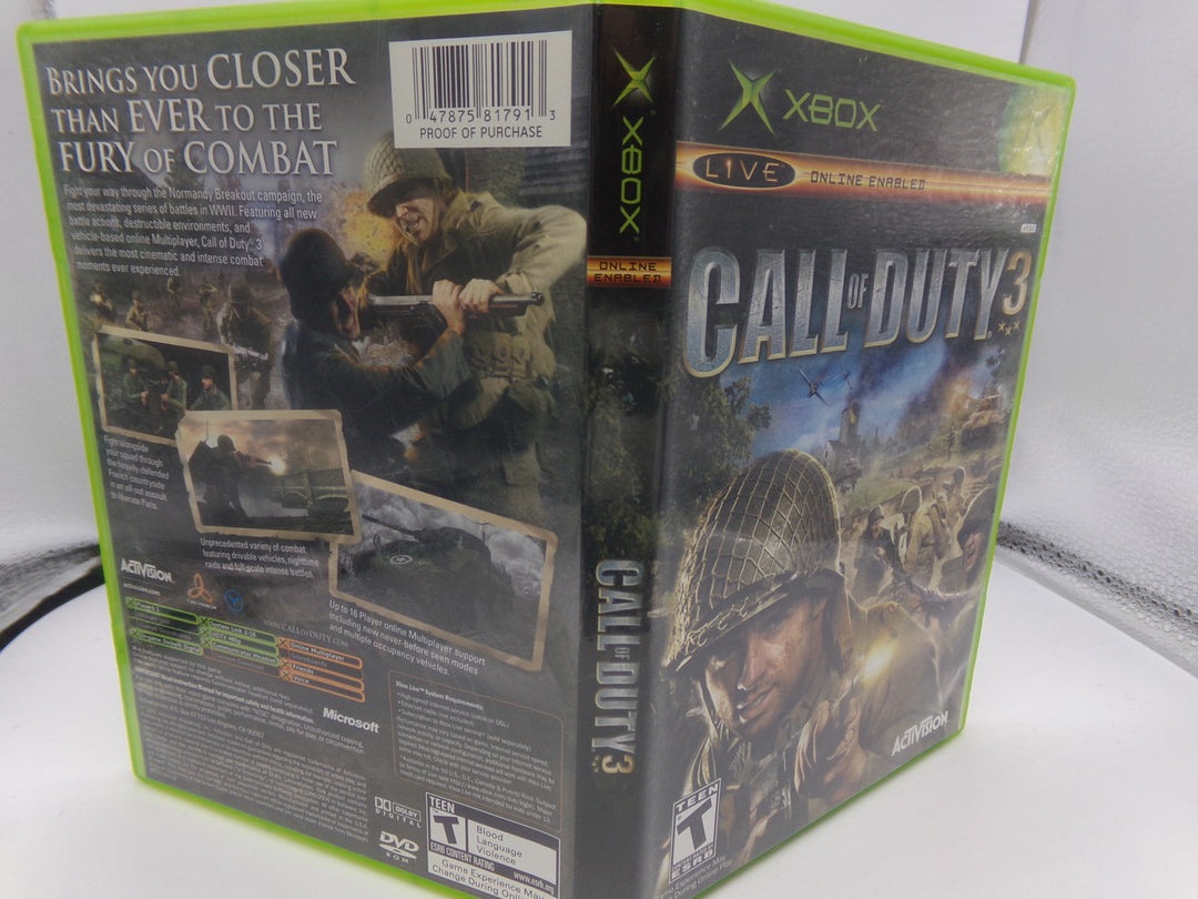 Call of Duty 3 Original Xbox Used