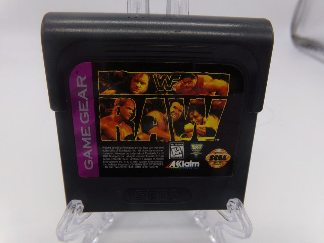 WWF Raw Game Gear Used