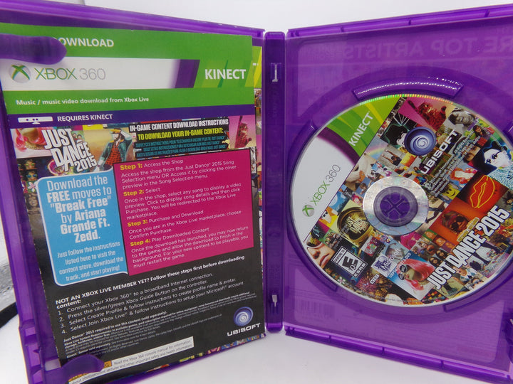 Just Dance 2015 Xbox 360 Kinect Used