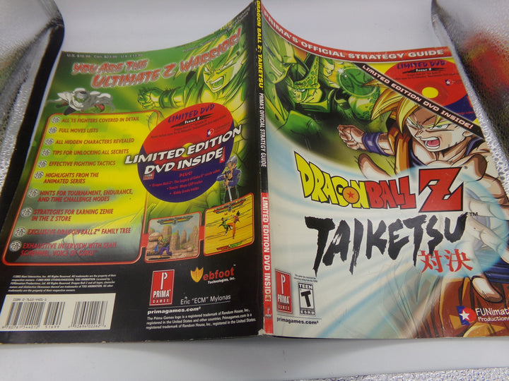 Prima Dragon Ball Z Taiketsu Strategy Guide Used