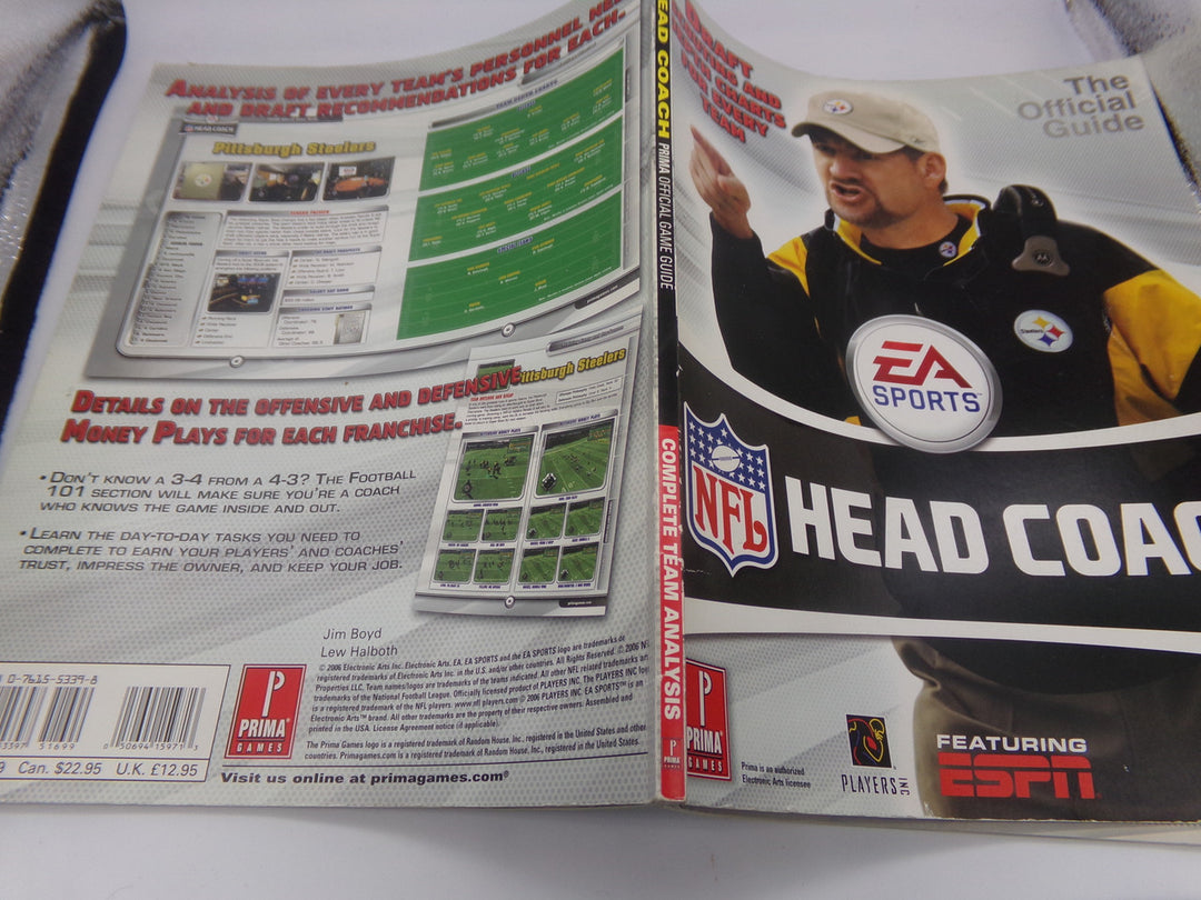 Prima NFL Head Coach Official Strategy Guide Used