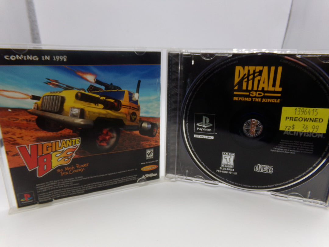 Pitfall 3D: Beyond the Jungle Playstation PS1 Used