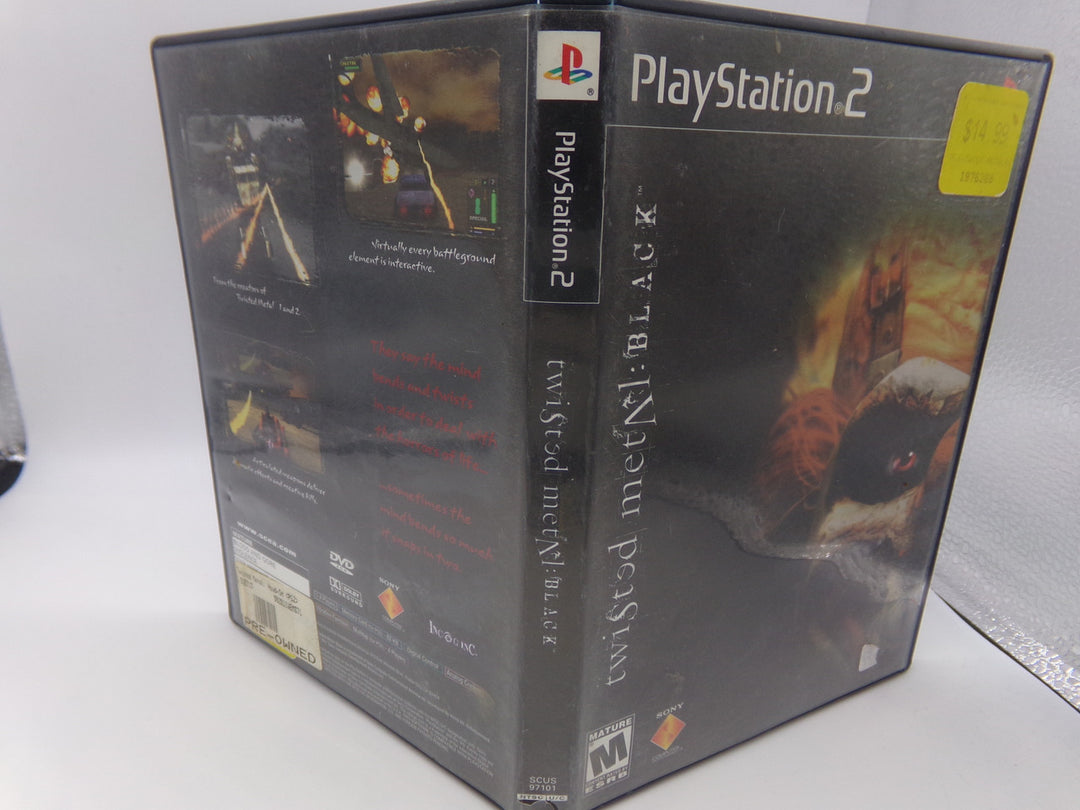 Twisted Metal: Black Playstation 2 PS2 CASE AND MANUAL ONLY