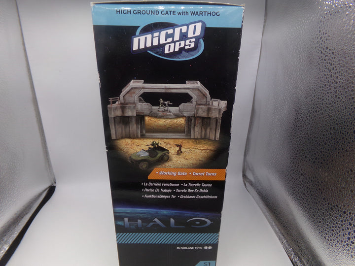 McFarlane Toys Halo Micro Ops Series 1 High Ground Gate with Warthog NEW
