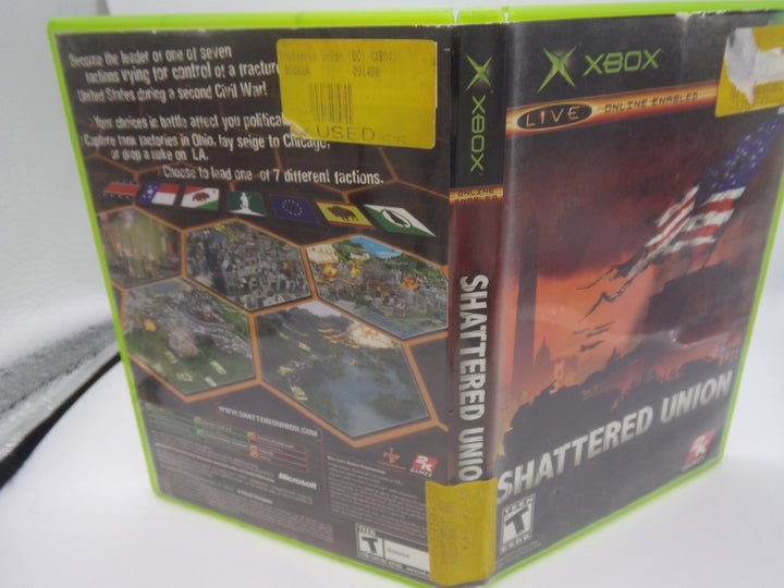 Shattered Union Original Xbox Used