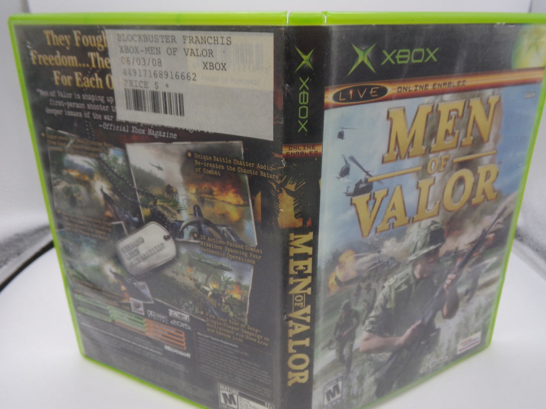 Men of Valor Original Xbox Used