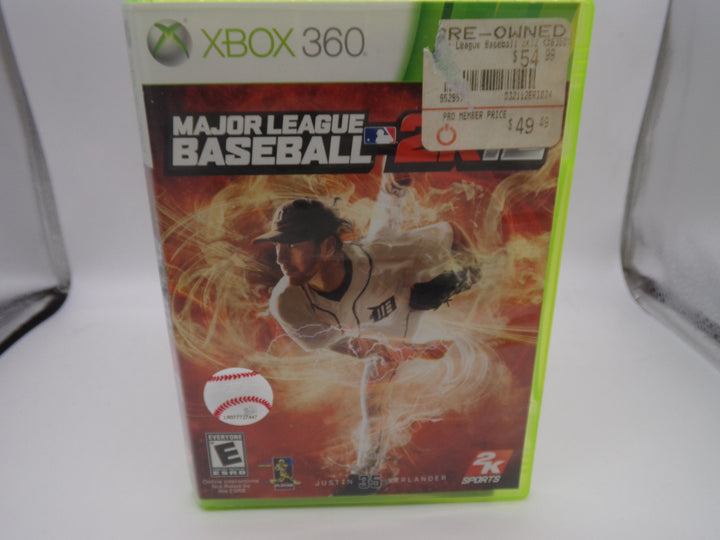 Major League Baseball 2K12 Xbox 360 Used