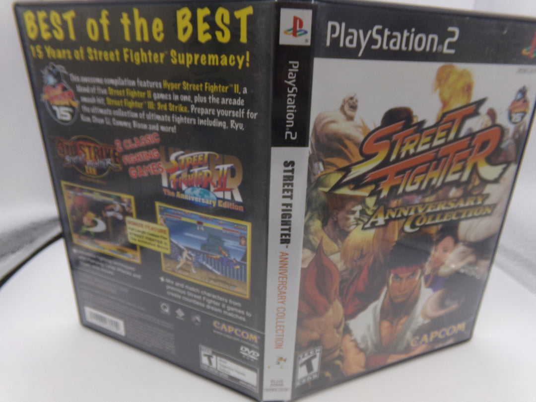 Street Fighter Anniverasry Collection Playstation 2 PS2 Used