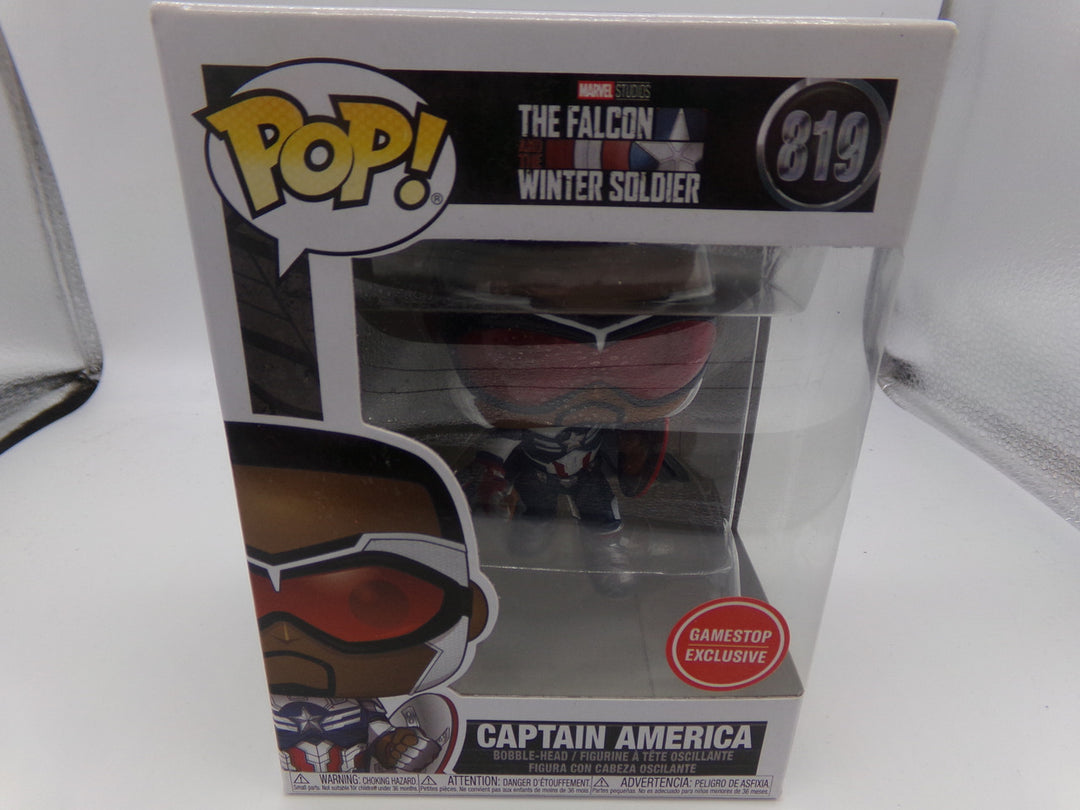 The Falcon and the Winter Soldier - #819 Captain America (Gamestop Special Edition) Funko Pop