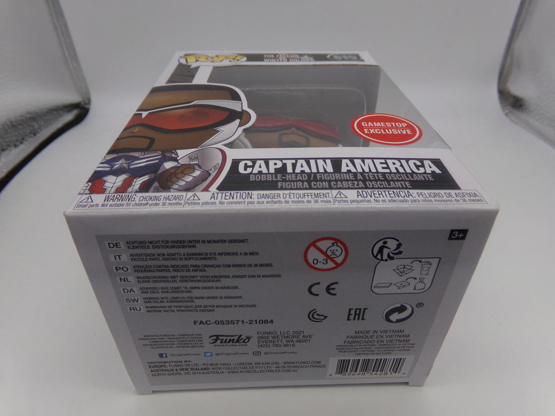 The Falcon and the Winter Soldier - #819 Captain America (Gamestop Special Edition) Funko Pop