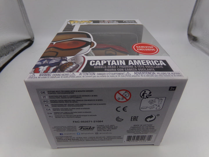 The Falcon and the Winter Soldier - #819 Captain America (Gamestop Special Edition) Funko Pop