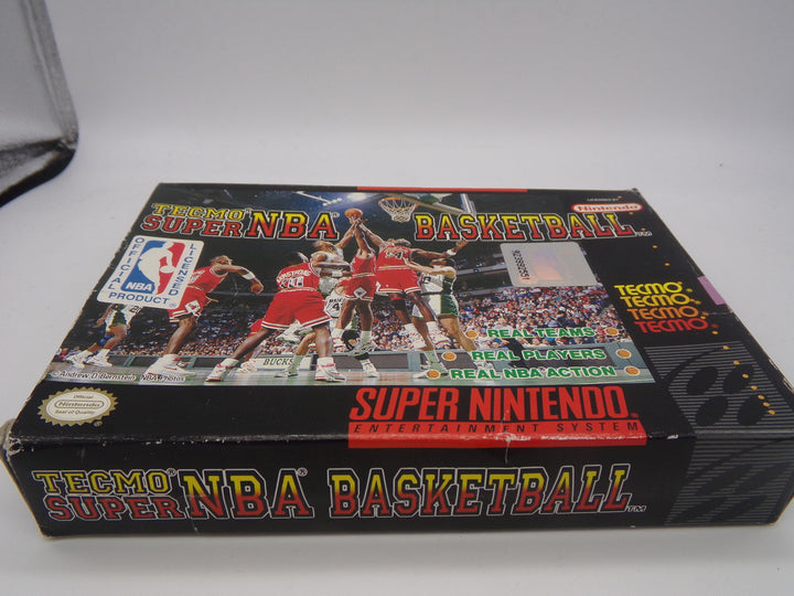 Tecmo Super NBA Basketball Super Nintendo SNES Boxed Used