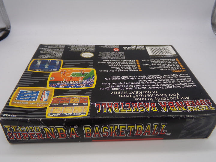 Tecmo Super NBA Basketball Super Nintendo SNES Boxed Used